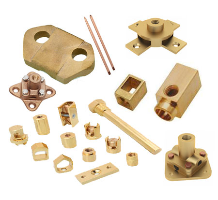 Brass Earthing & Lighting Protection Accessories | Adarsh Metals